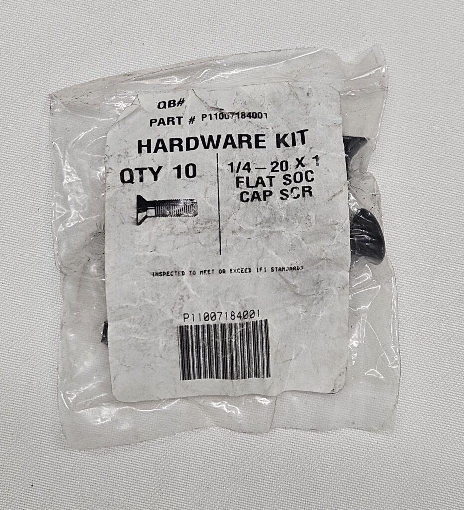 Soc Cap FLAT HEAD SOC. CAP SCRW(1/4-20 X 1″) 11-007184-001